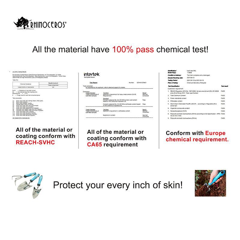All The Material From Our Factory Have 100% Pass Chemical Test All The Material From Our Factory Have 100% Pass Chemical Test