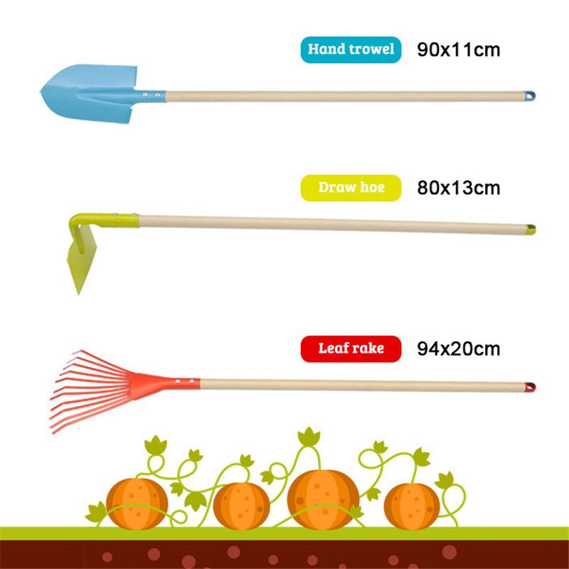 Kids garden leaf rake seriers Kids garden leaf rake seriers
