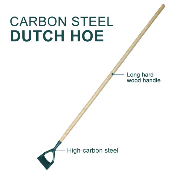 Hard wood handle garden hoe dutch