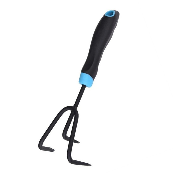 3 llaunes Cultivador a mà d'acer de carboni negre